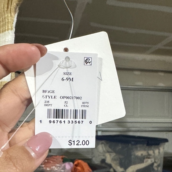 GAP Kids Tan Checkered One Piece - Picture 3 of 3